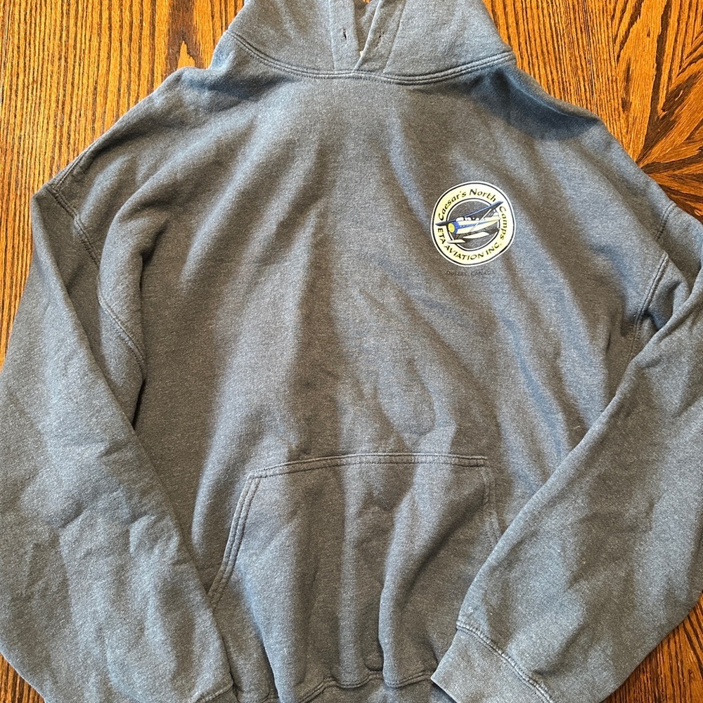 Gray Hooded Men's Sweater